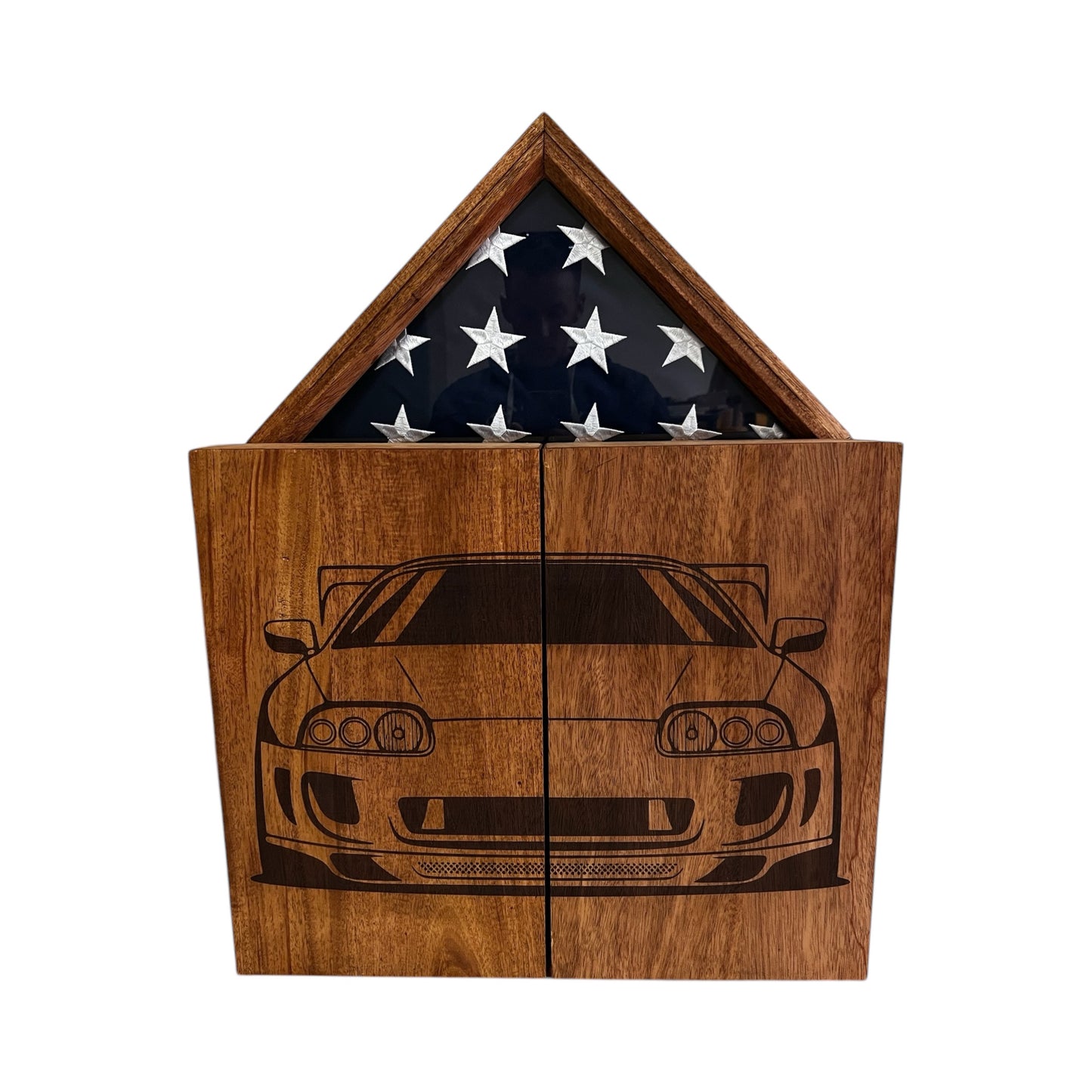 Cabinet Style military Shadow Box